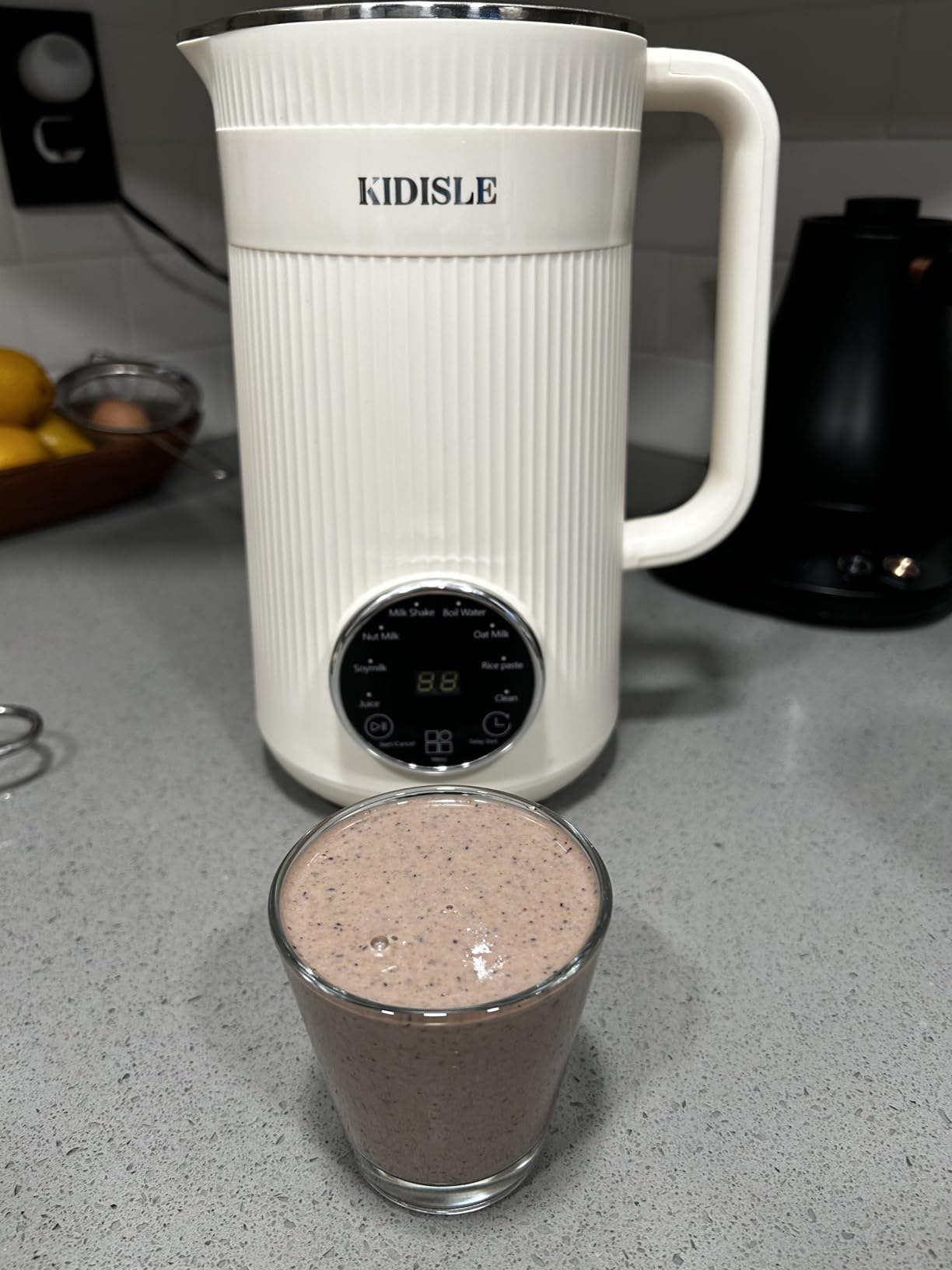 KIDISLE 8 in 1 Nut Milk Maker Machine, 32oz Self-Cleaning Automatic Blender customer photo 2