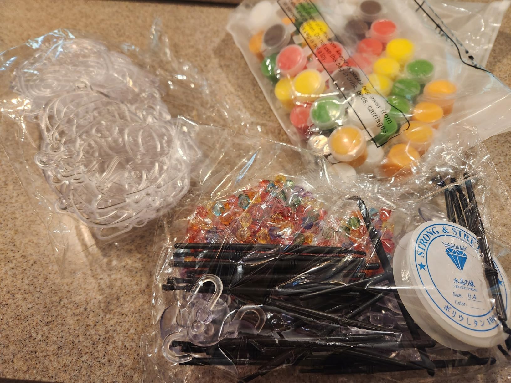 WinnerWhy 30 Sets Mandala DIY Suncatcher Kits for Kids, Diwali Ornaments customer photo 2