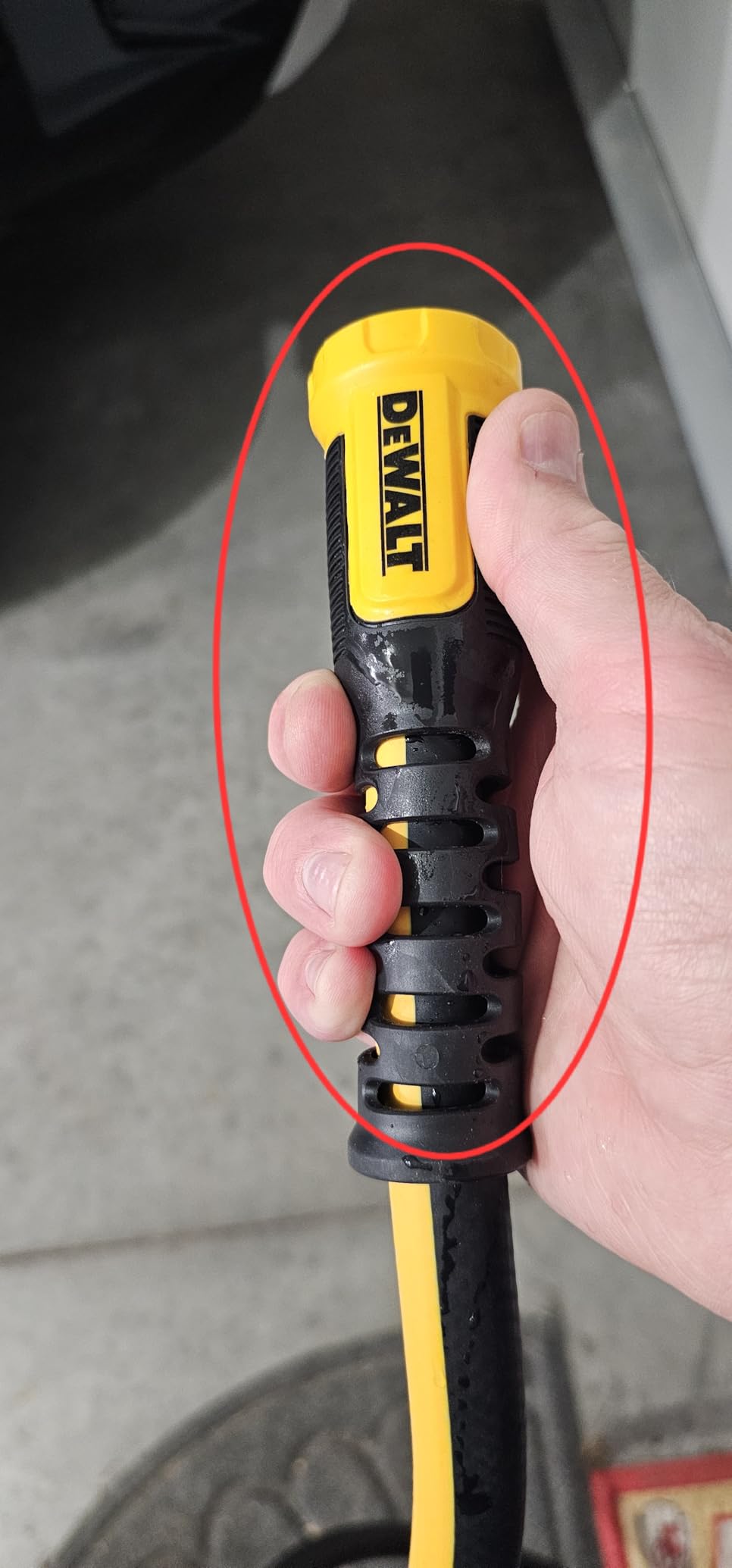 DEWALT Professional Grade Heavy Duty Garden Hose 50 Feet x 5/8 Inch customer photo 1