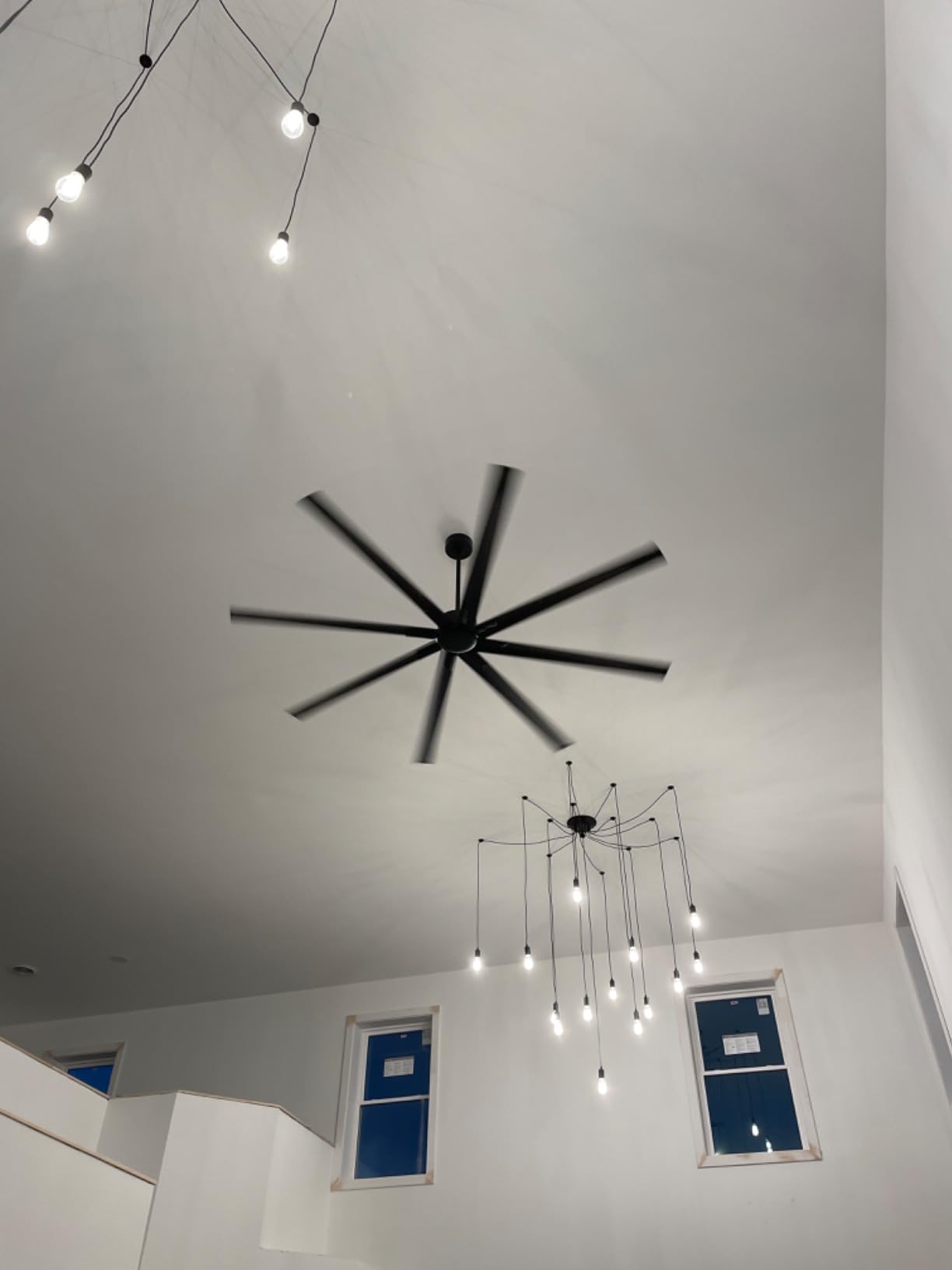 ZMISHIBO 72 Inch Ceiling Fan without Light, 8 Aluminum Reversible Blades customer photo 1