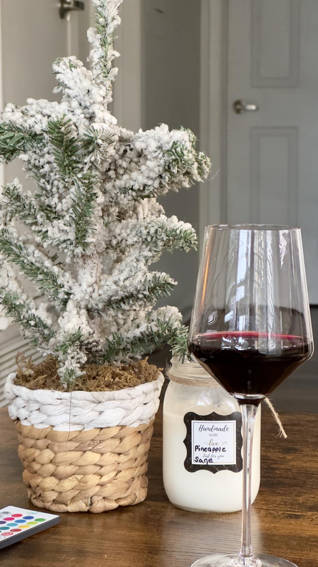 OJA Wine Glasses Set, Crystal Hand Blown Red Wine Glass Set of 4, 23 oz customer photo 1