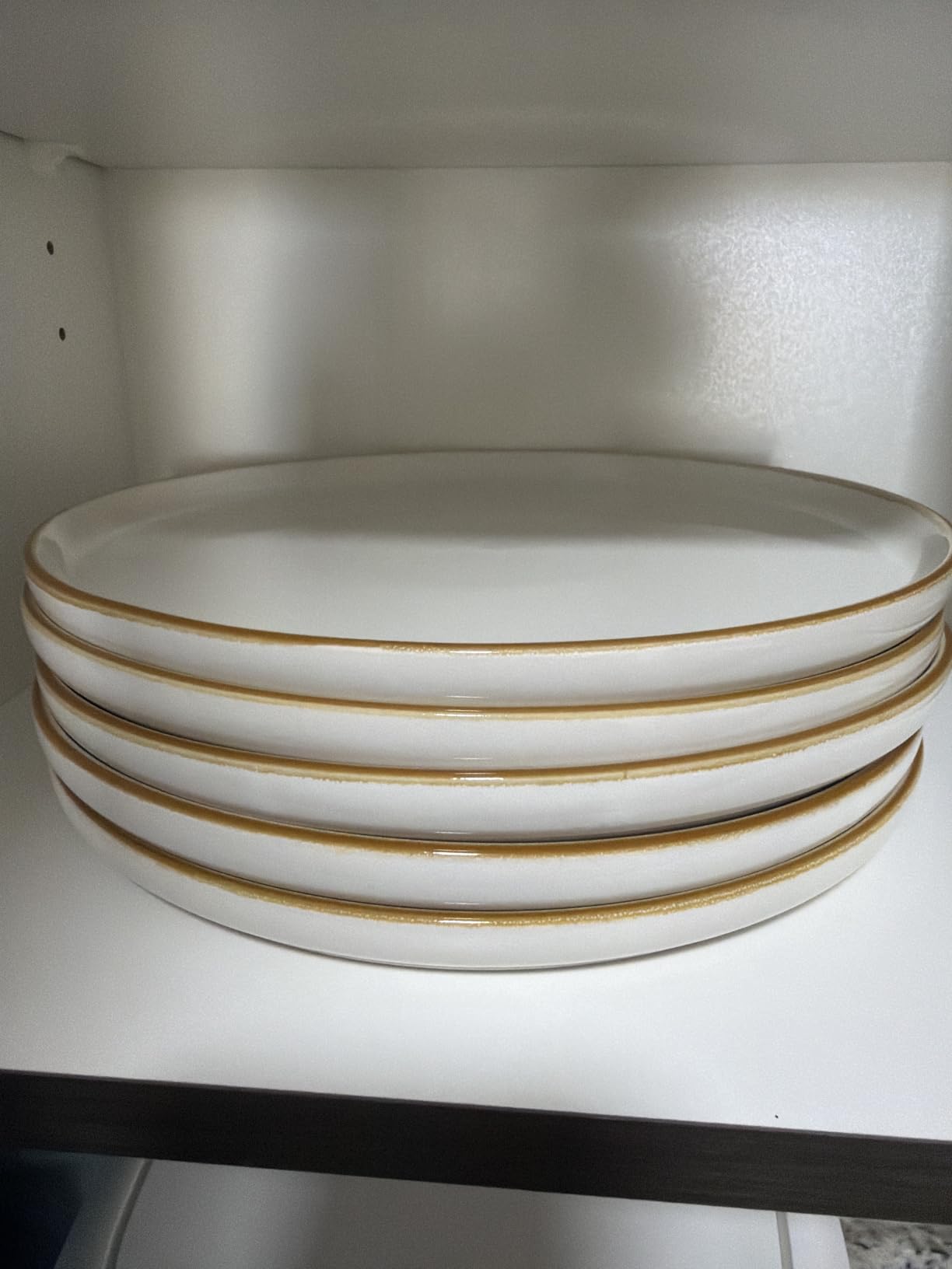 GBHOME Ceramic Dinnerware Sets for 8, 24 Pieces Stoneware Plates and Bowls Sets, Scratch Resistant Dishes, Dishwasher & Microwave Safe, Reactive Glaze-Green Wheat customer photo 1
