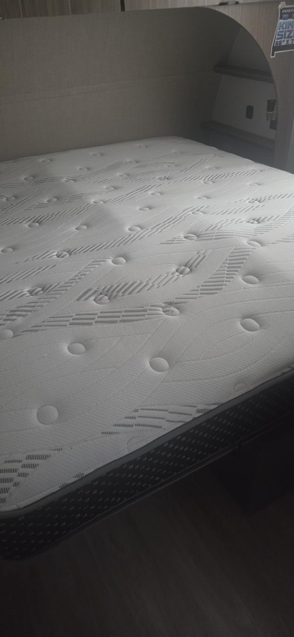 WanderRest Cool Hybrid 10” RV Mattress, Short Queen 60x74, Medium, Cooling Gel Memory Foam & Pocketed Coil Mattress for RV, Camper, or Travel Trailer, Made in USA customer photo 1