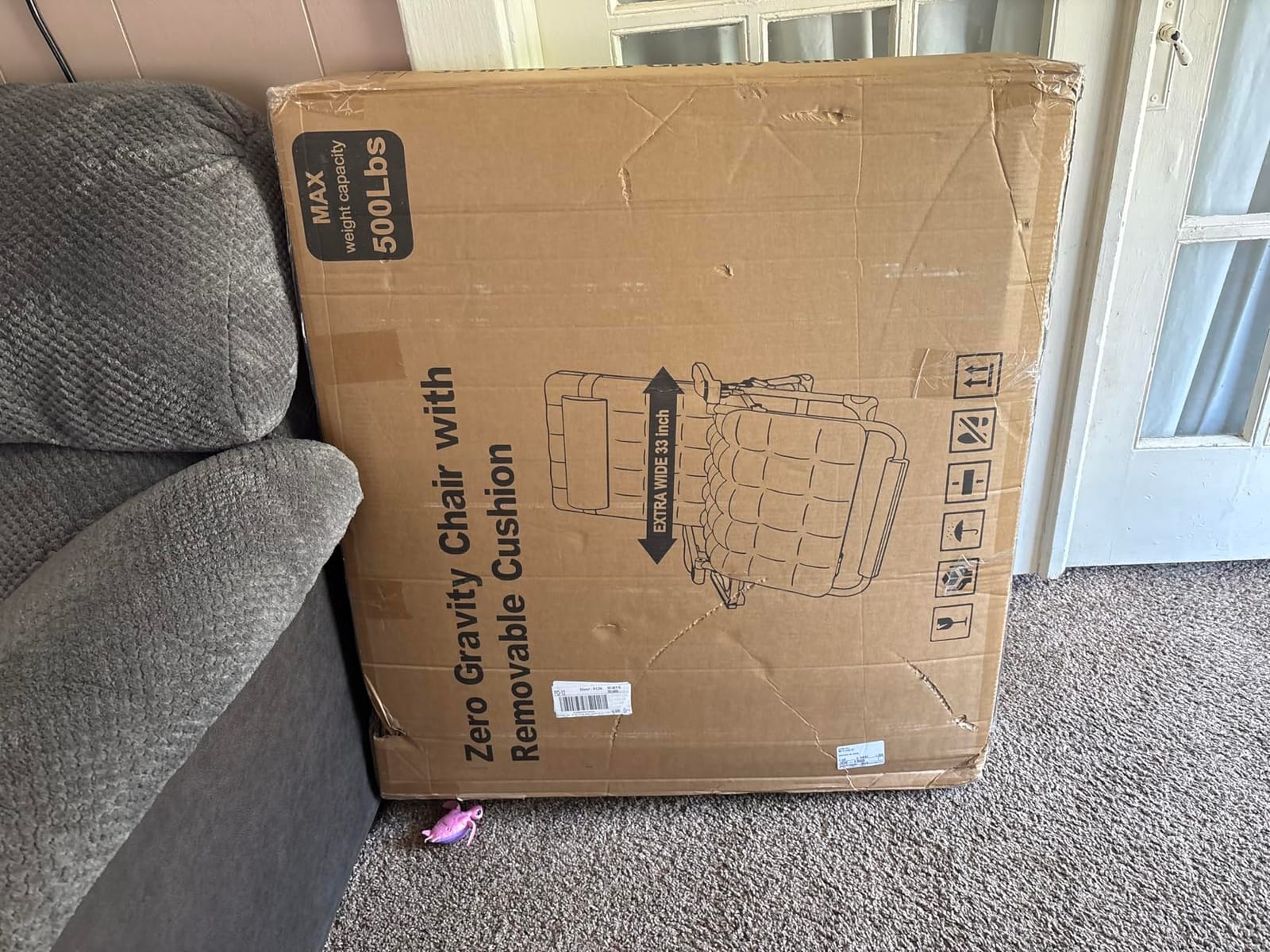 Suteck Oversized Zero Gravity Chair,500LBS 33In XXL Outdoor Recliner Chairs customer photo 2