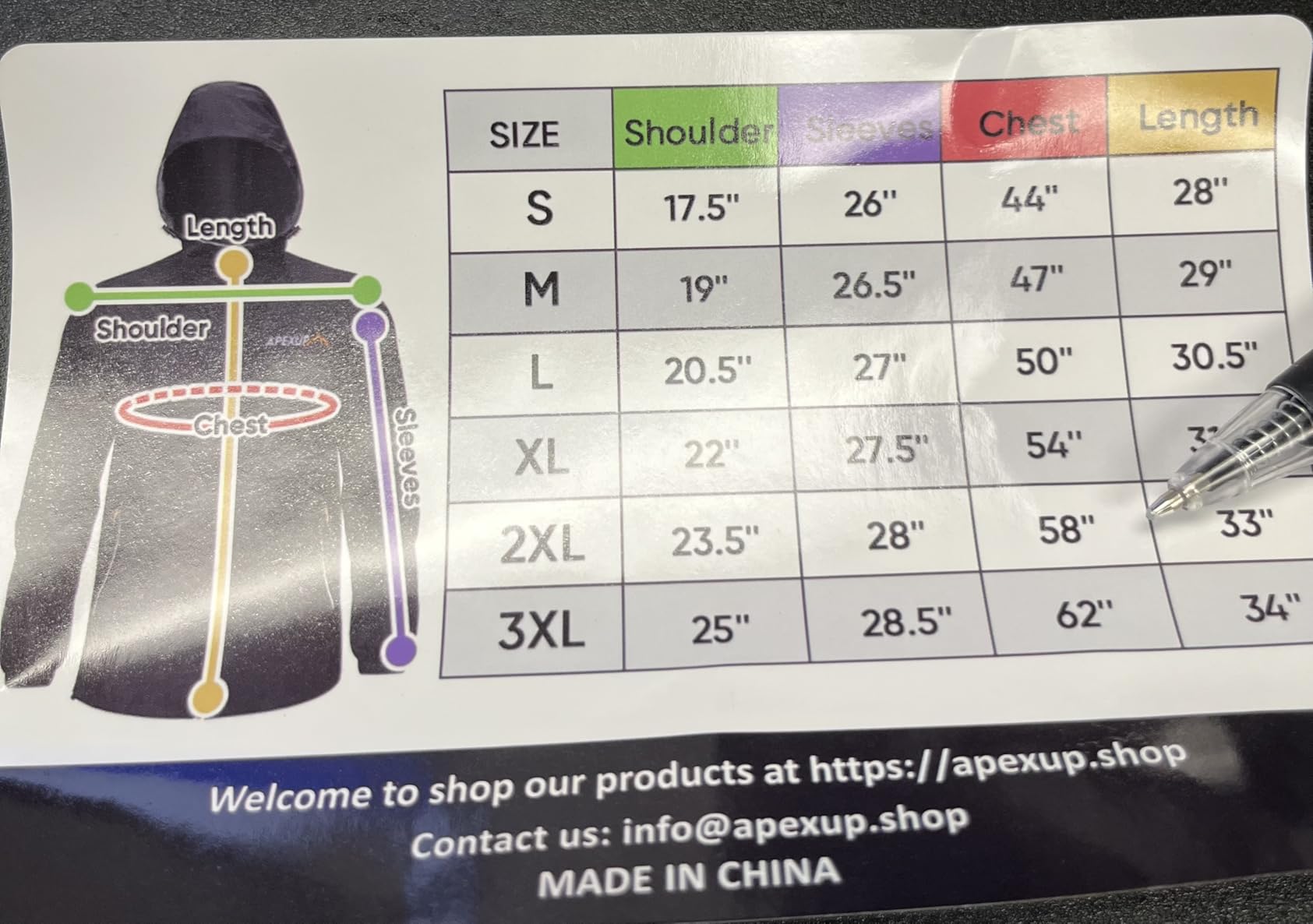 APEXUP Packable Rain Jacket Men Waterproof Lightweight Raincoat with Hood customer photo 1