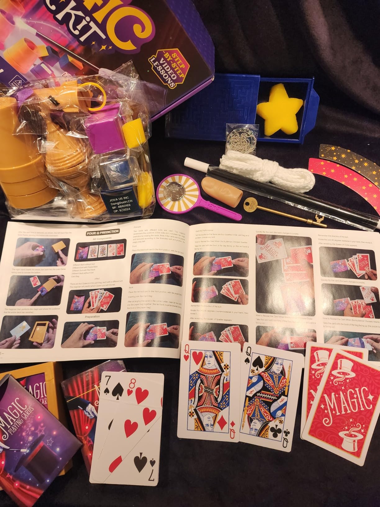 JOVA Klever Kits 180+ Magic Set- My First Magic Trick Kit- Amazing Magician Toy with Step-by-Step Video Lessons, for Kids Aged 6+ Easy Tricks of Wand and Illusion Cards customer photo 1