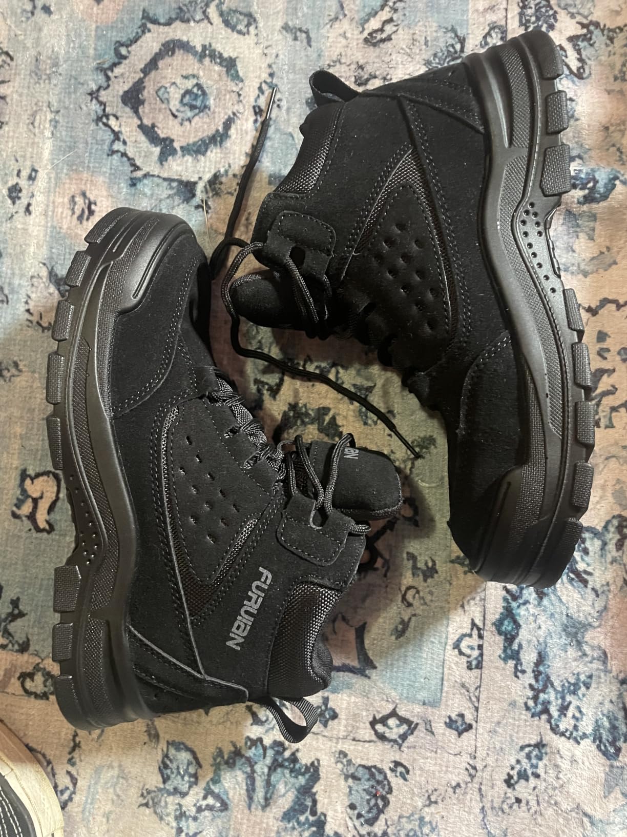 Furuian Steel Toe Boots for Men Women Lightweight Work Boots Pioneer Series customer photo 2