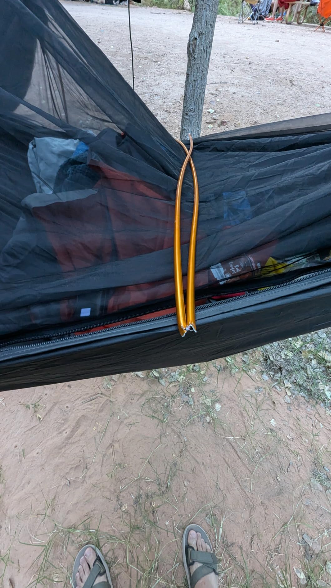 Night Cat Camping Hammock Tent: Lightweight Portable 4 in 1 Hammock with Rain Tarp and Mosquito Net for Hiking Jungle Outdoor customer photo 2