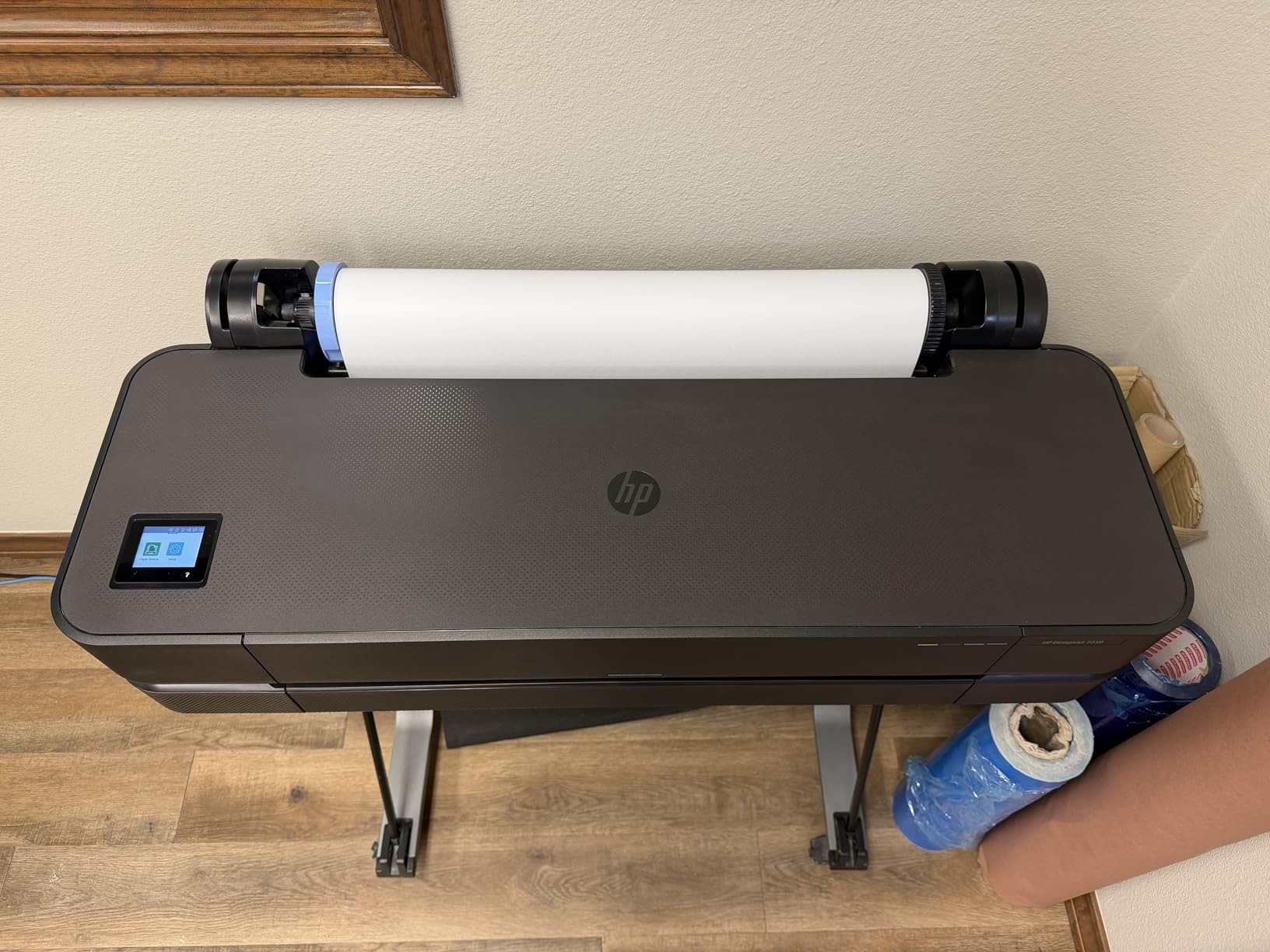 HP DesignJet T210 Large Format 24-inch Plotter Printer, for Easy CAD & Poster Prints (8AG32D) customer photo 2