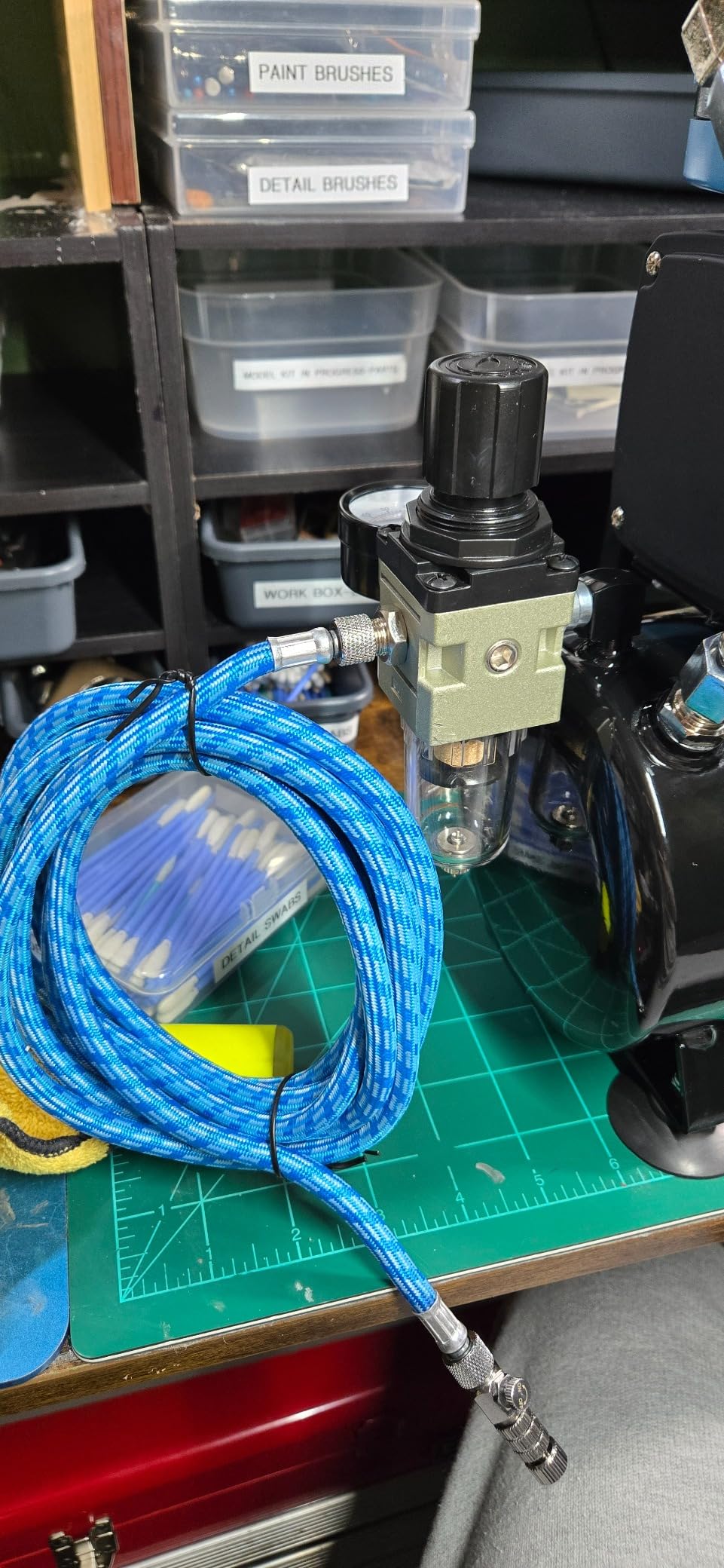 Master Airbrush Cool Runner Dual Fan Air Compressor with Storage Tank customer photo 2