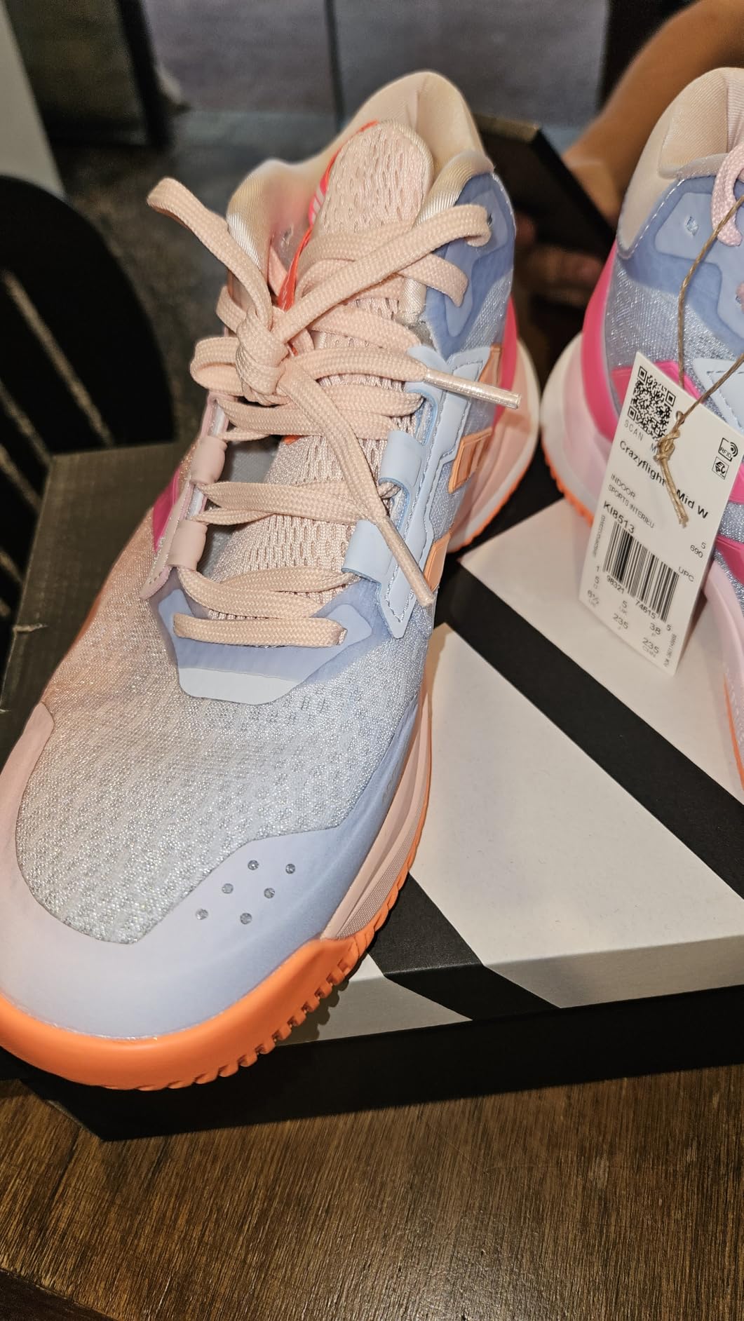 adidas Women's Crazyflight 6 Mid Top Indoor Shoe customer photo 2