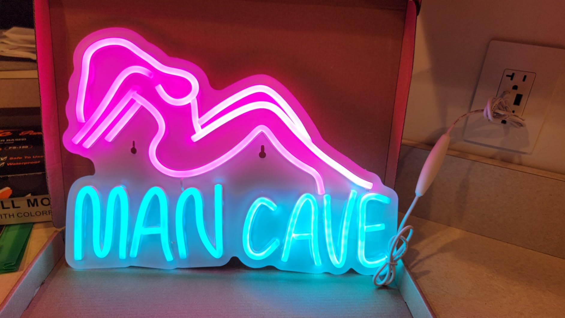 Arcade Neon Sign Arcade Neon Light for Wall Decor USB Powered Dimmable Arcade LED Neon Lights Sign for Game Room for Game Room Recreation Living Room Birthday Gift Man Cave Bedroom Decor customer photo 1