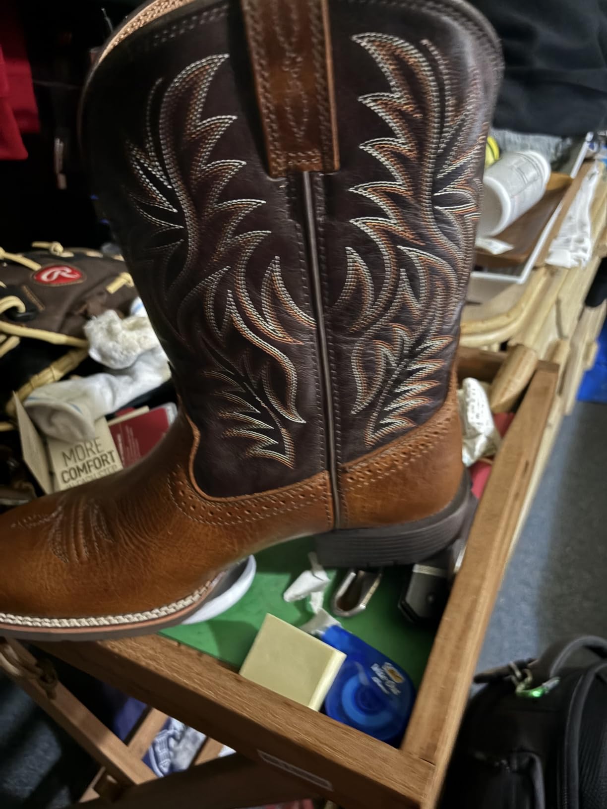 Ariat Men's Sport Western Wide Square Toe Cowboy Boot customer photo 1