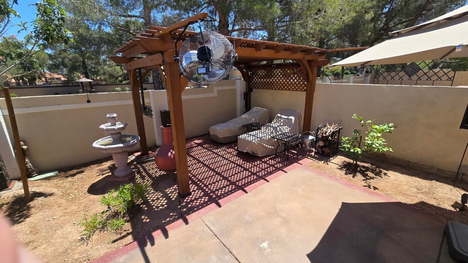 Backyard Discovery Beaumont 24' x 12' Traditional Cedar Wood Pergola Kit with Trellis Roof, All-Season Durability, High-Wind Rating, PowerPort, Shade for Outdoor Patio, Deck, Garden, and Entertaining customer photo 1