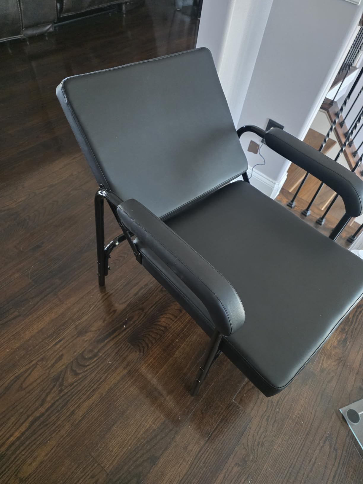 Shampoo Chair Adjustable Recline Shampoo Chairs for Salon Black customer photo 1