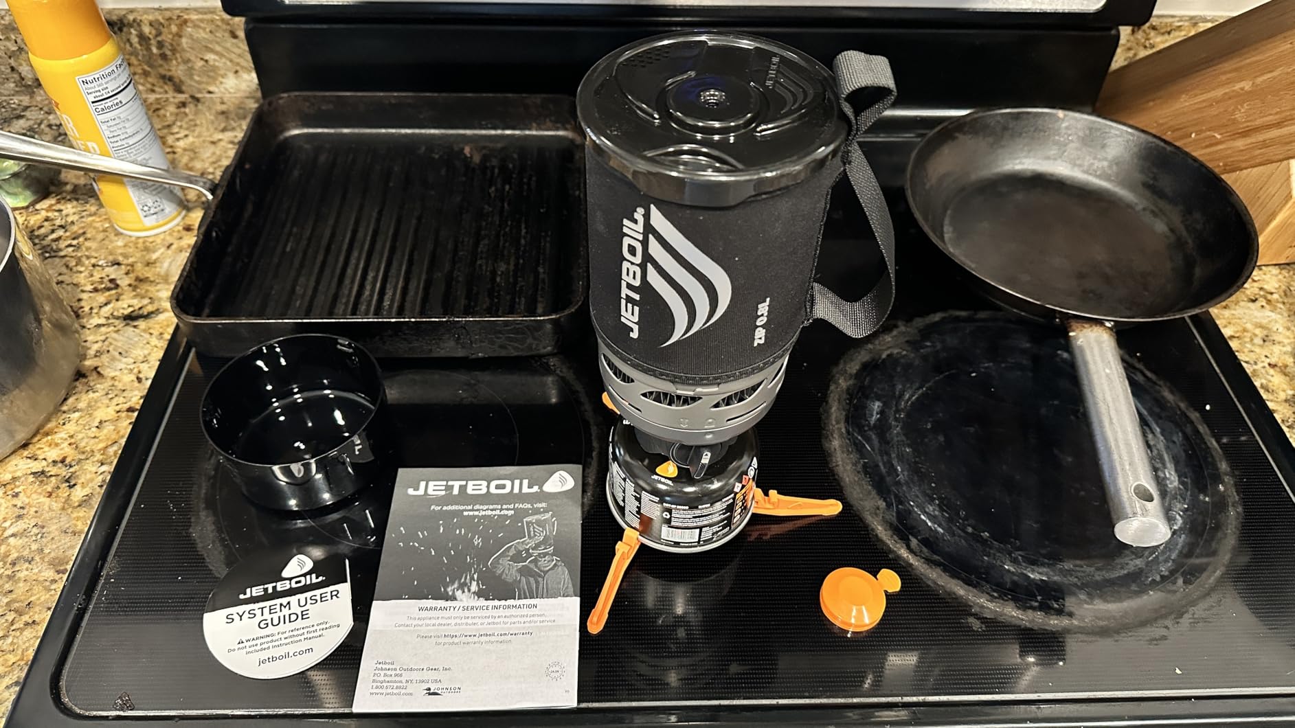 Jetboil Zip 0.8L Portable Fast Boil Stove with Easy-Turn Knob Igniter for Backpacking and Camping, Propane/Isobutane Burner customer photo 1