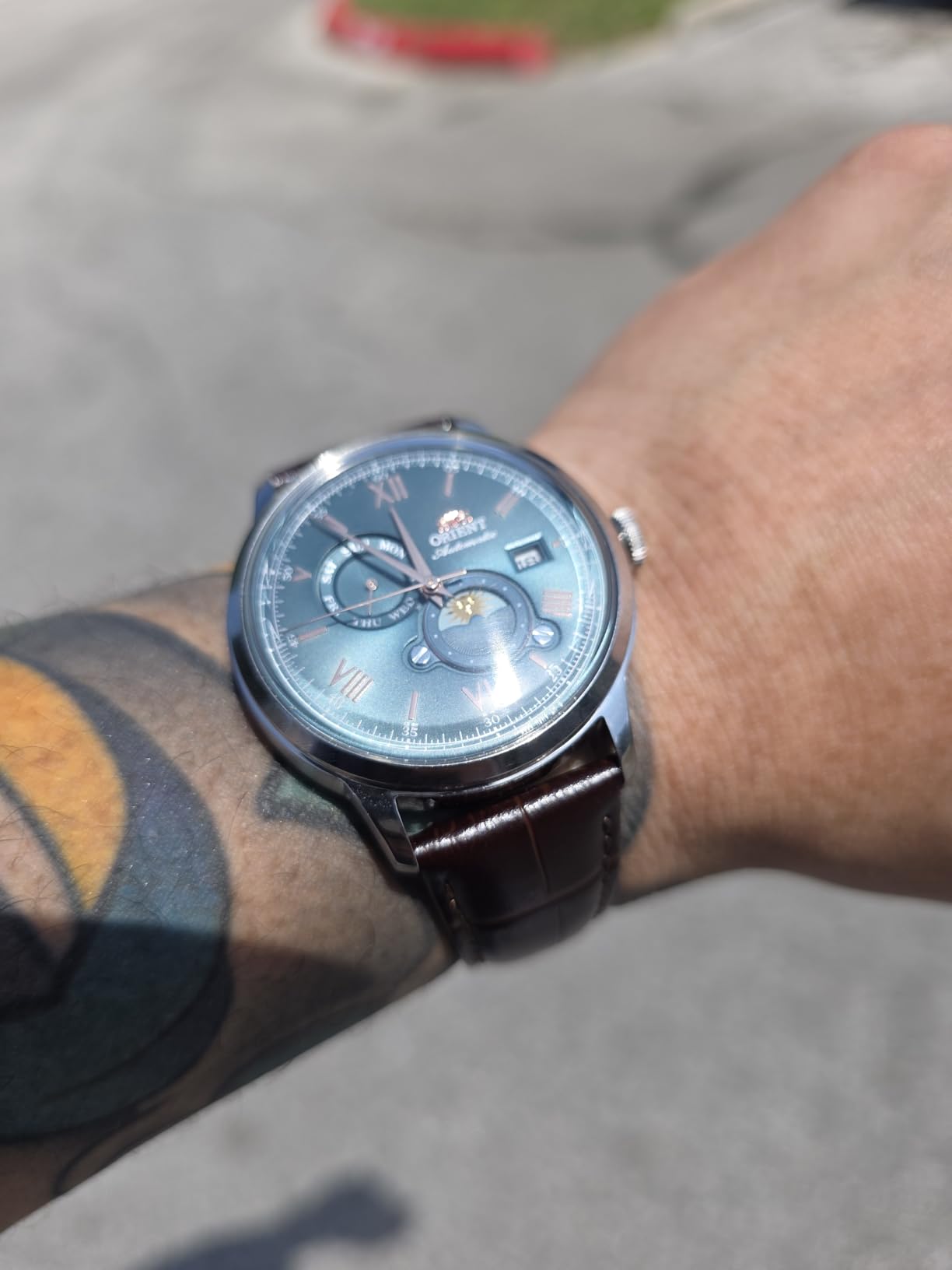Orient Bambino Version 9 Stainless Steel Automatic Dress Watch with Weekly Calendar customer photo 2