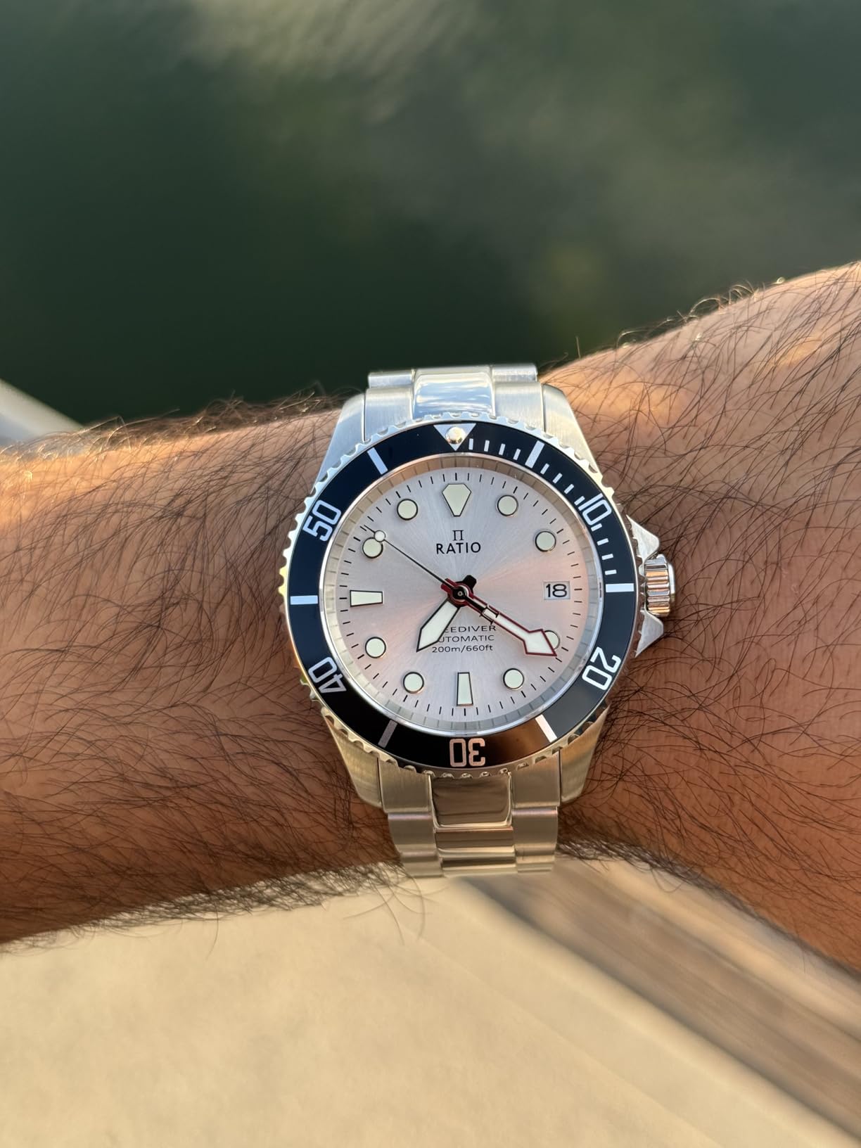 RATIO FreeDiver Sapphire Crystal Diver Watch Japanese Automatic Movement Dive Watch 200m Water Resistant Diving Watch for Men customer photo 2