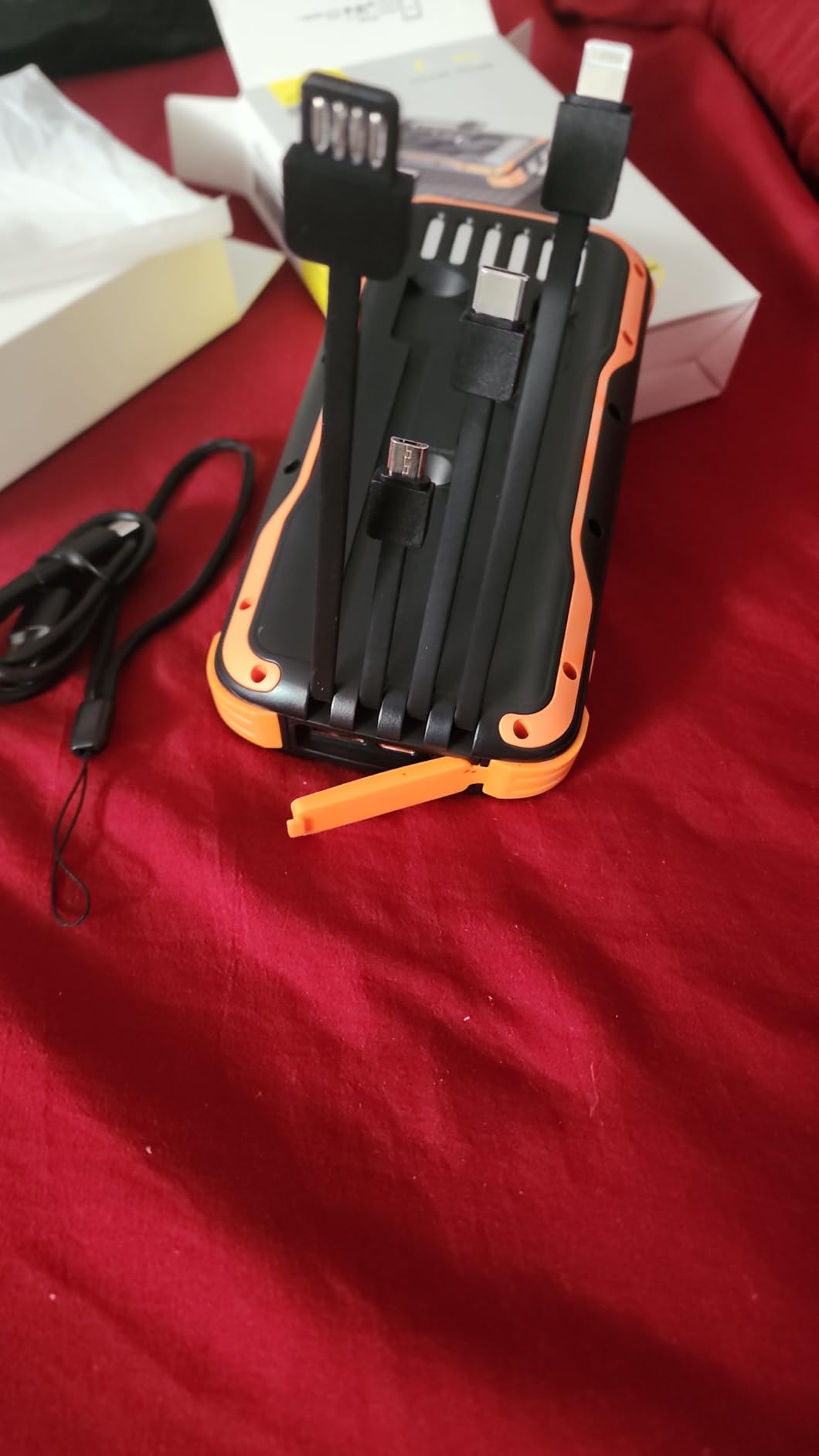 MINRISE Solar Power Bank 40000mAh, Portable Charger PD 20W Fast Charging customer photo 1