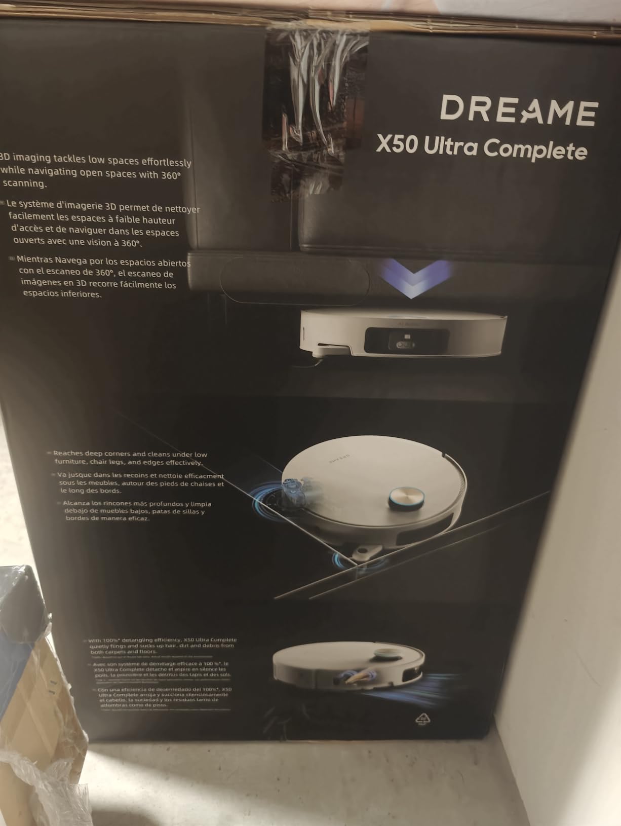 dreame X50 Ultra Complete Robot Vacuum with Self-Cleaning & Emptying customer photo 1