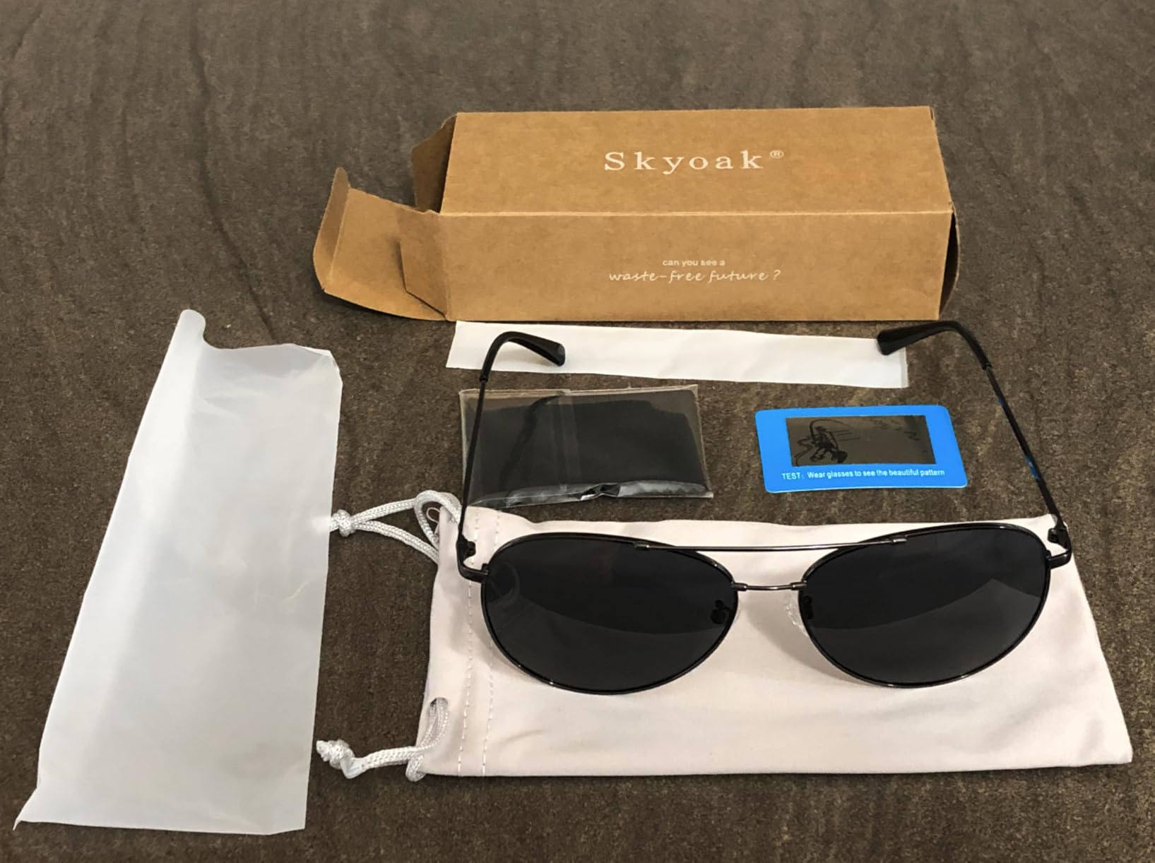 SKYOAK Superior Large 158MM XXL Polarized Sunglasses Men Women, Scratch/Saltwater Resistant/Oleophobic Coating Lens customer photo 2