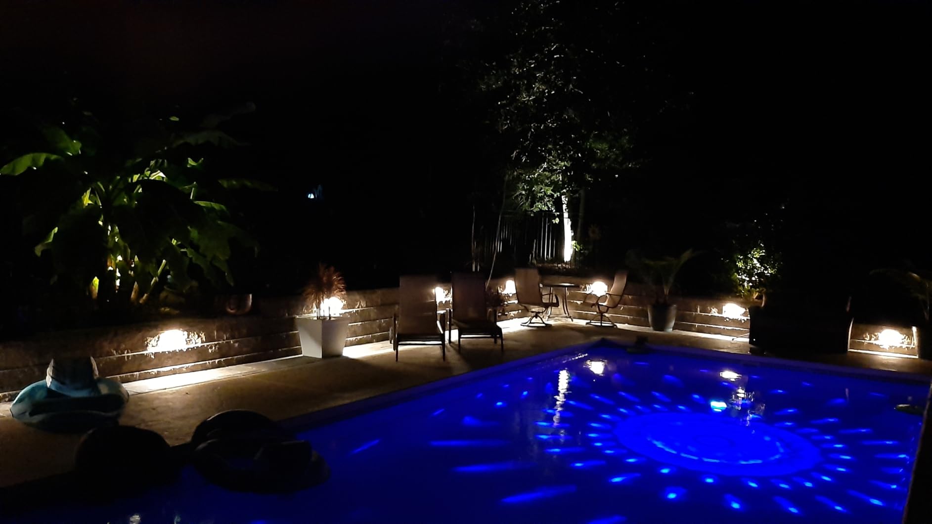 Low Voltage Landscape Lighting: 10W 2700K Warm White LED Well Lights, 12/24V Outdoor In-Ground Lights with IP67 Waterproof for Garden Yard Pathway Pavers Deck Fence, 12 Pack with Connectors customer photo 2