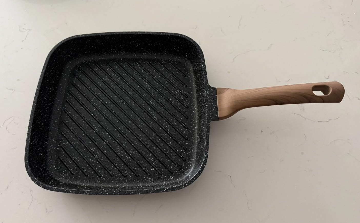 CAROTE 11 Inch Nonstick Grill Pan for Steak, Premium Granite Coating customer photo 1