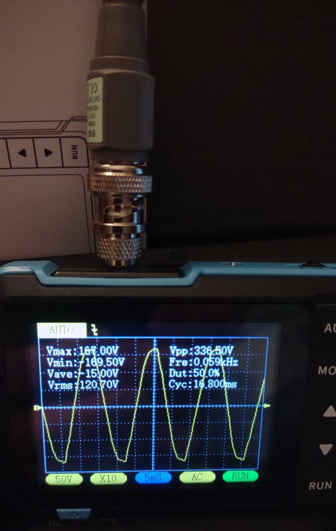 FNIRSI DSO152 Handheld Oscilloscope 200kHz Bandwidth, 2.5MS/s Sampling Rate customer photo 1