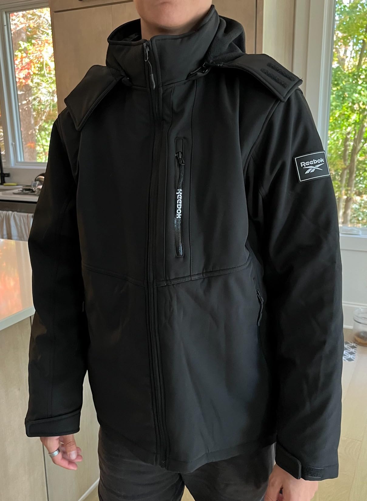 Reebok Mens 3-in-1 Softshell Ski Jacket with Removable Puffer Liner customer photo 2
