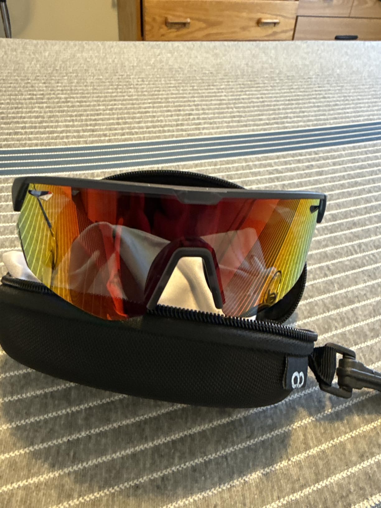 Lamicall 24g Polarized Sports Sunglasses for Men Women - UV400 Protection Sun Glasses for Baseball Running Cycling Fishing customer photo 2