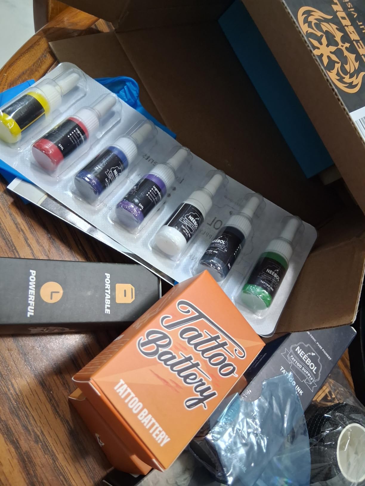 Neebol Wireless Tattoo Gun Kit, 2PCS Batteries Set for Beginners & Artists customer photo 2