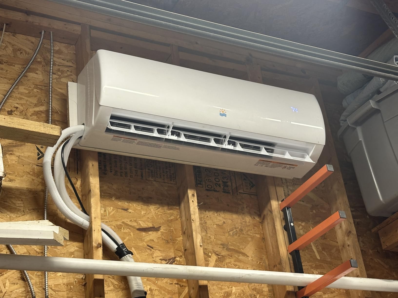Rellytech Mini Split AC/Heating System, 12000 BTU, 19 SEER2 115V/110V customer photo 1
