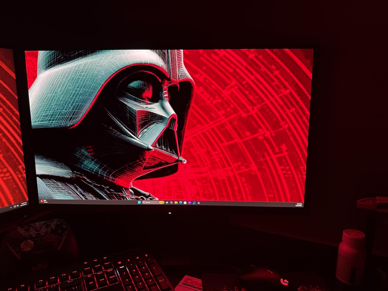 msi, MAG 272QP QD-OLED X50, 27-Inch, WQHD, 2560x1440, Gaming Monitor, Quantum Dot OLED Panel, 500Hz, 0.03ms, DisplayHDR True Black 500, HDMI 2.1, DP 1.4a, USB C (15WPD), Tilt/Height Adjustable, Black customer photo 1