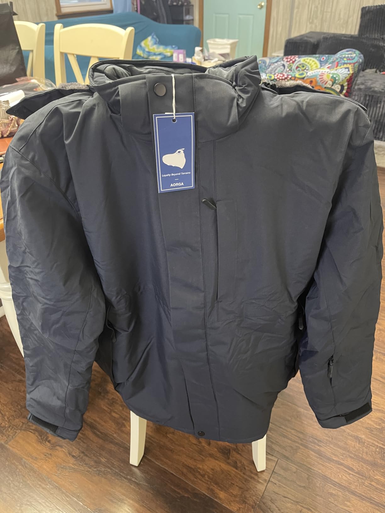 Mens Skiing Jackets Winter Waterproof Snow Jackets Fleece Lined Insulated Heavy Parka Jackets Coats with Hoode customer photo 2