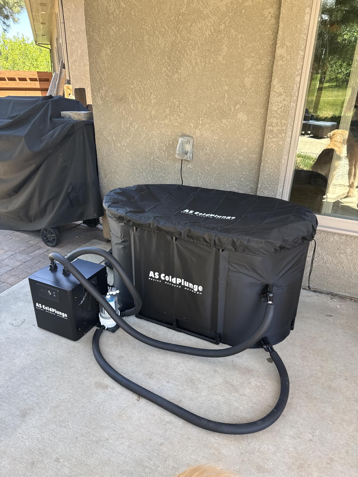 Ice Bath Chiller & 148Gal Cold Plunge Tub Kit for Cold Recovery Therapy customer photo 2