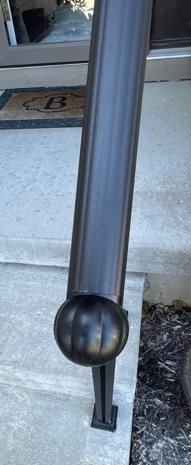 3-Step Outdoor Stair Railing, Adjustable Handrails for Outdoor Steps customer photo 1