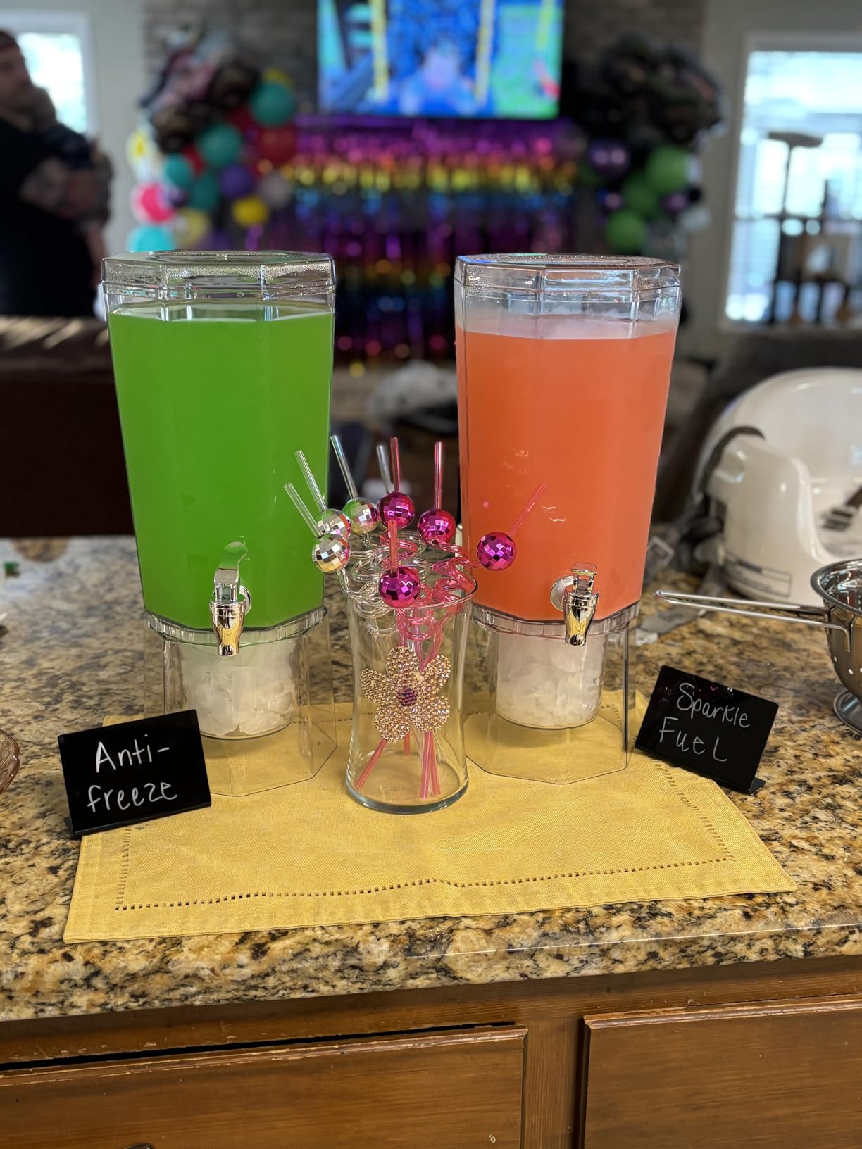 Lifewit 1 Gallon Drink Dispenser for Party with Leak-Proof Spigot, 2 Pcs customer photo 2
