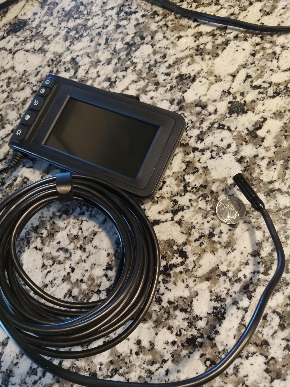 SKYBASIC Industrial Endoscope Borescope Camera with Light, 4.3'' HD Digital Handheld Waterproof Sewer Tools Snake Inspection Camera with 8 LED Lights 32.8FT Semi-Rigid Cable, Cool Gift Gadgets for Men customer photo 2