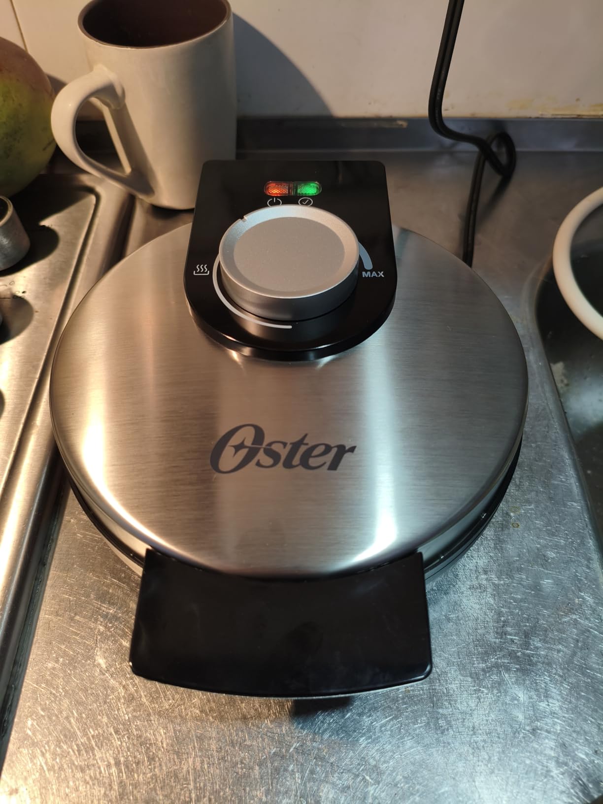 Oster Nonstick Belgian Waffle Maker, Nonstick Ceramic Waffle Iron customer photo 2