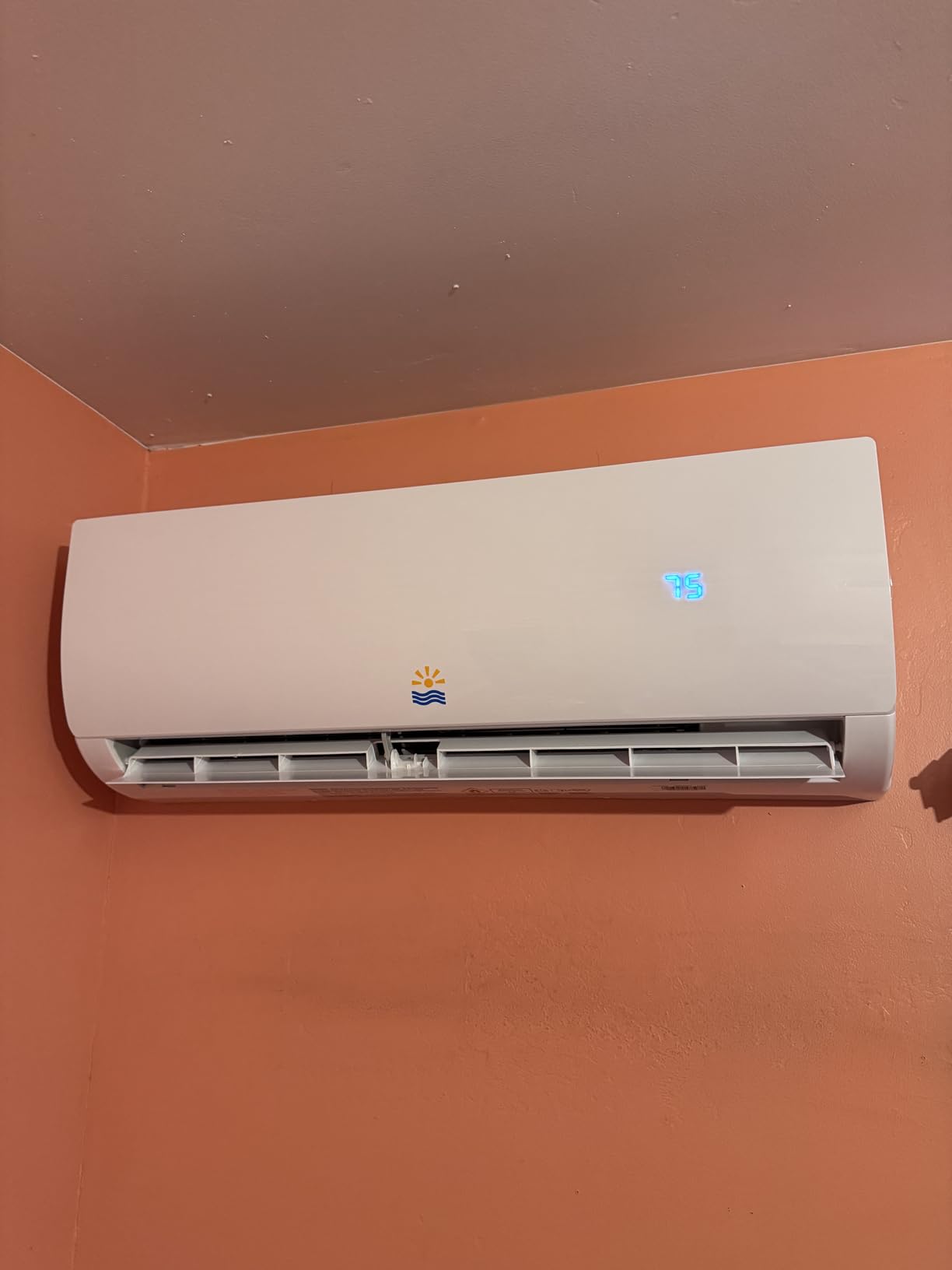 Rellytech Mini Split AC/Heating System - 19 SEER2 9000 BTU Mini Split AC Unit Inverter Heating and Cooling, 115v Energy Efficient Ductless Air Conditioner Up to 550sq.ft, 24H Timer, Installation Kit customer photo 1