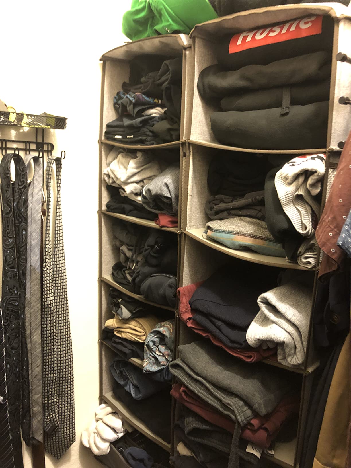 StorageWorks Hanging Closet Organizer for Small Closets, 5 Shelf customer photo 1