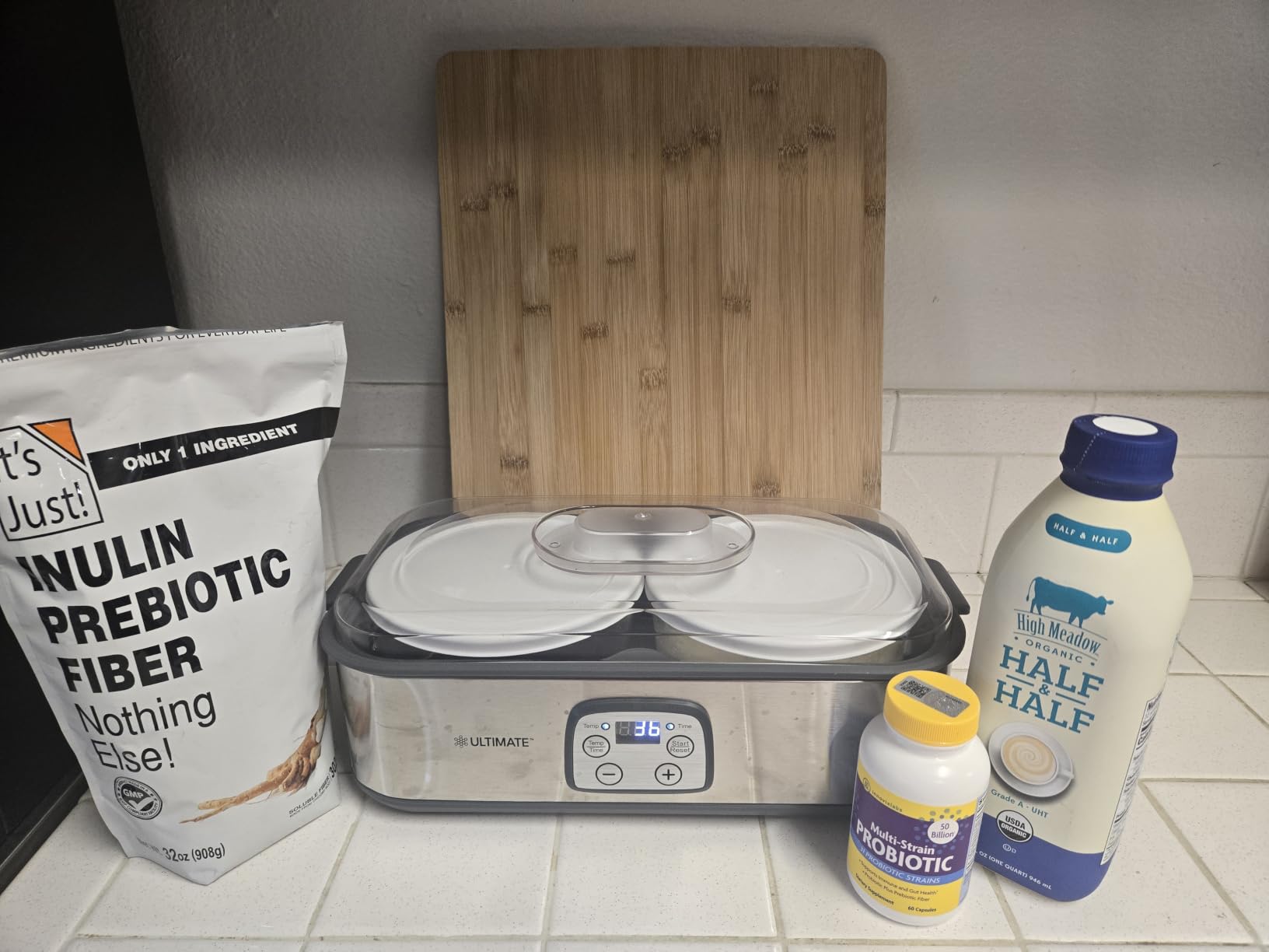 Ultimate Probiotic Yogurt Maker with TruTemp™ Adjustable Temperature & Time Control, Make Trillions of Probiotics for Gut Health, Two 1-Quart Containers for Larger Batches, UNLIMITED LIFETIME WARRANTY customer photo 1