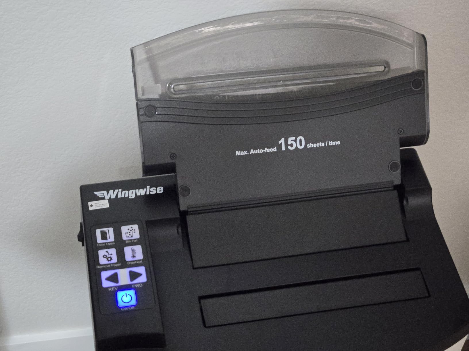 Wingwise 60 Sheets Auto Feed Paper Shredder for Home Office customer photo 2