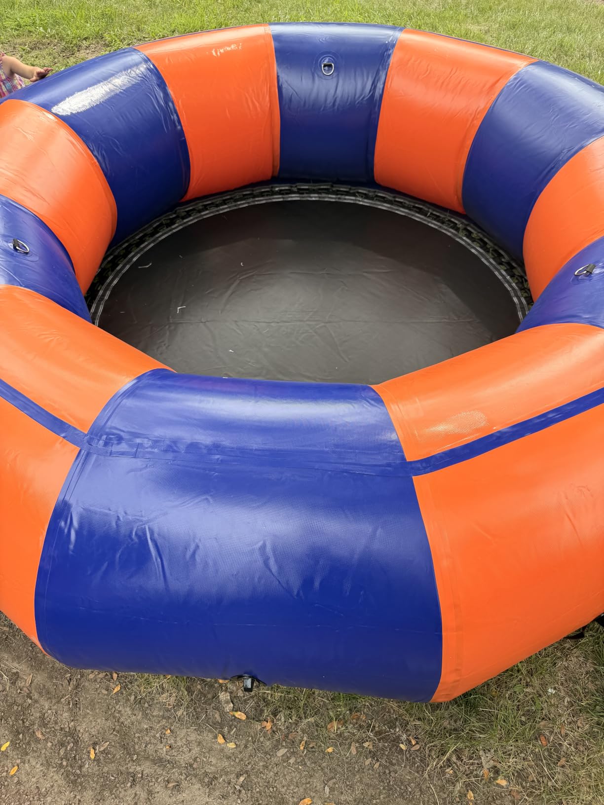 Inflatable Water Trampoline, 10FT Floating Platform for Lakes, Ponds, and Pools with Rope Ladder & Electric Pump for Quick Setup, Great for Kids & Adults customer photo 1