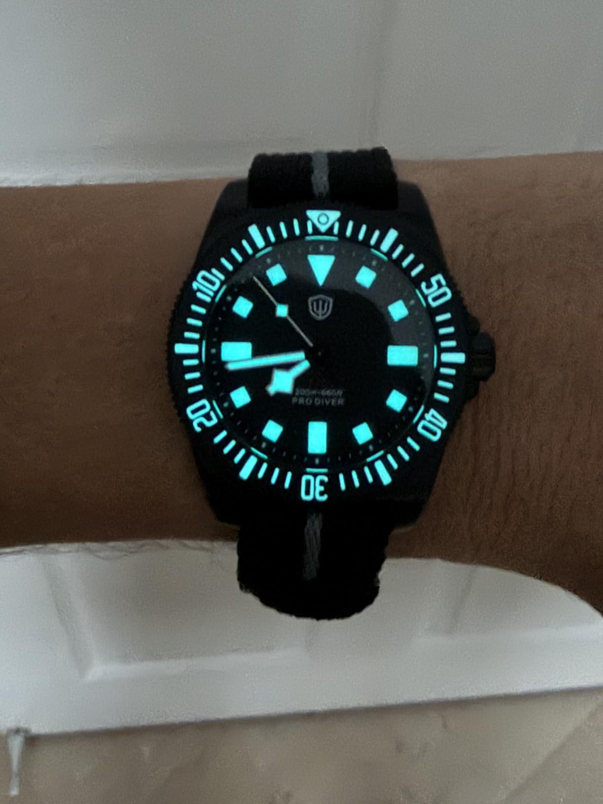 watchdives EXD 40mm Titanium Dive Watch,Japan VH31 Sweep Quartz Movement customer photo 1