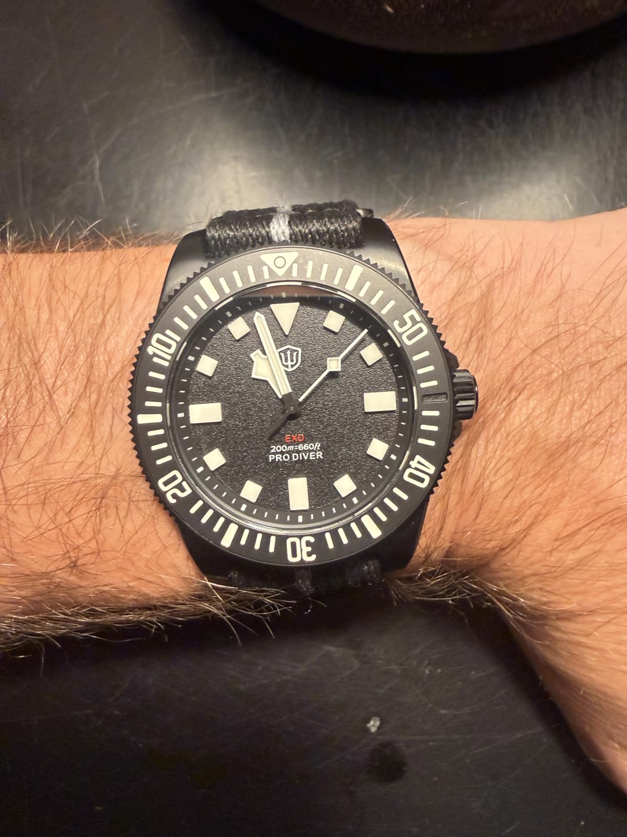 watchdives EXD 40mm Titanium Dive Watch,Japan VH31 Sweep Quartz Movement customer photo 1