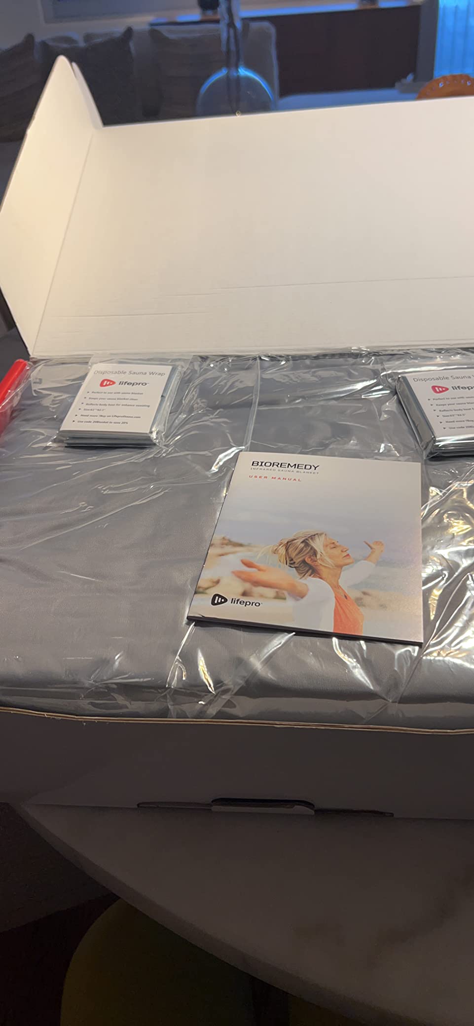 Lifepro BioRemedy Infrared Sauna Blanket for Home Relaxation Detox customer photo 2