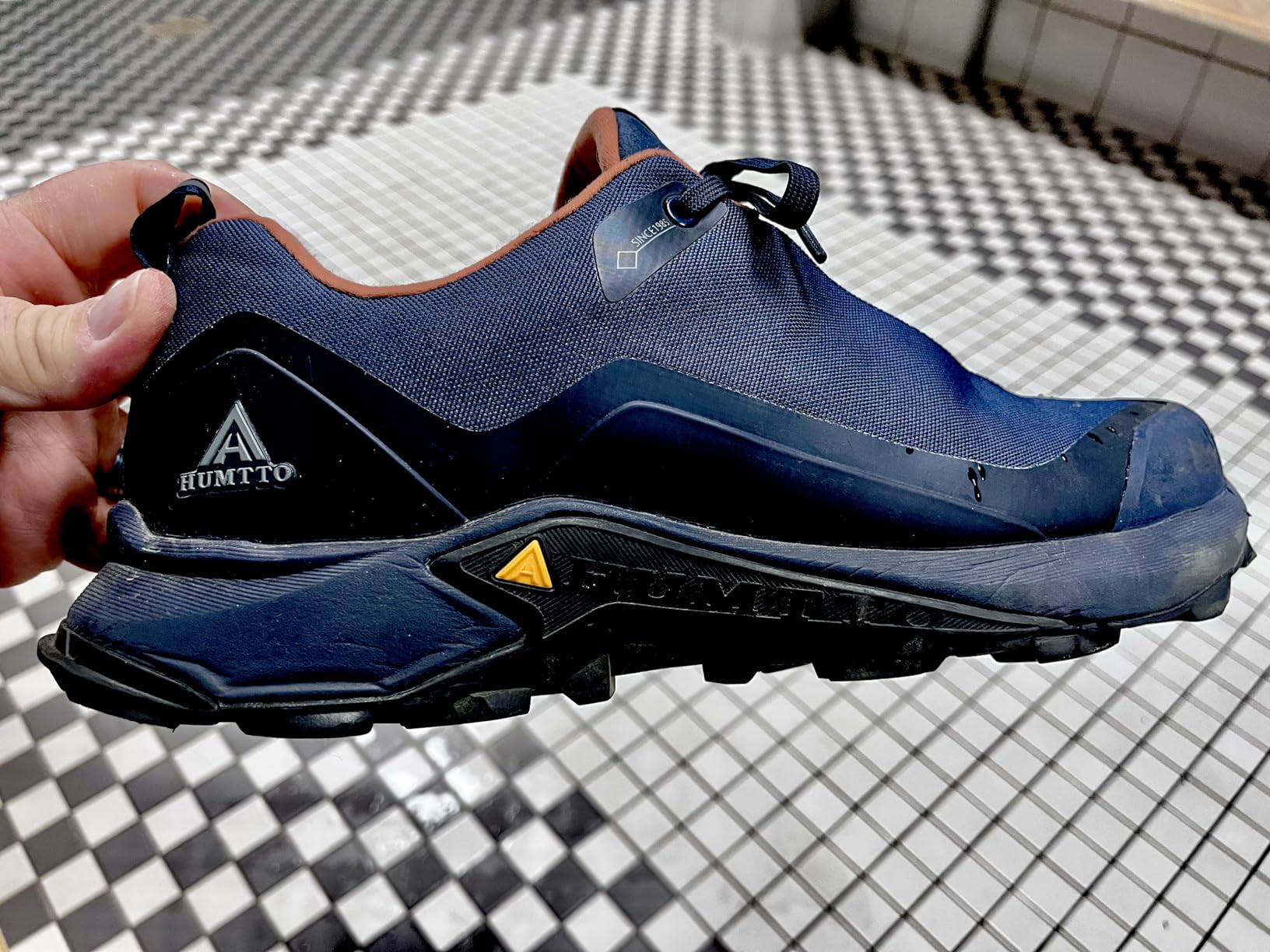 HUMTTO Men's All-Terrain Waterproof Hiking Shoes Lightweight Breathable Anti Slip Outdoor Trekking Trails Shoes customer photo 2
