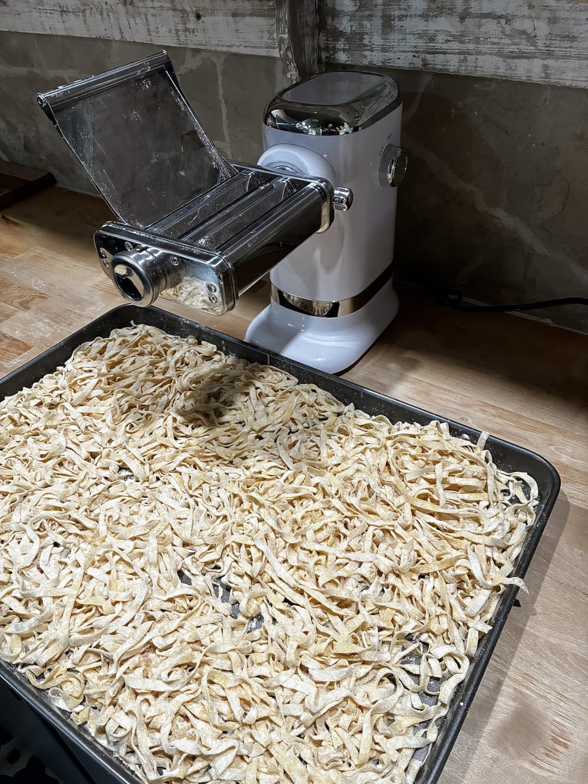 GVODE Electric Pasta Maker Machine, 3-in-1 Roller & Cutter, 700W Pmax customer photo 1