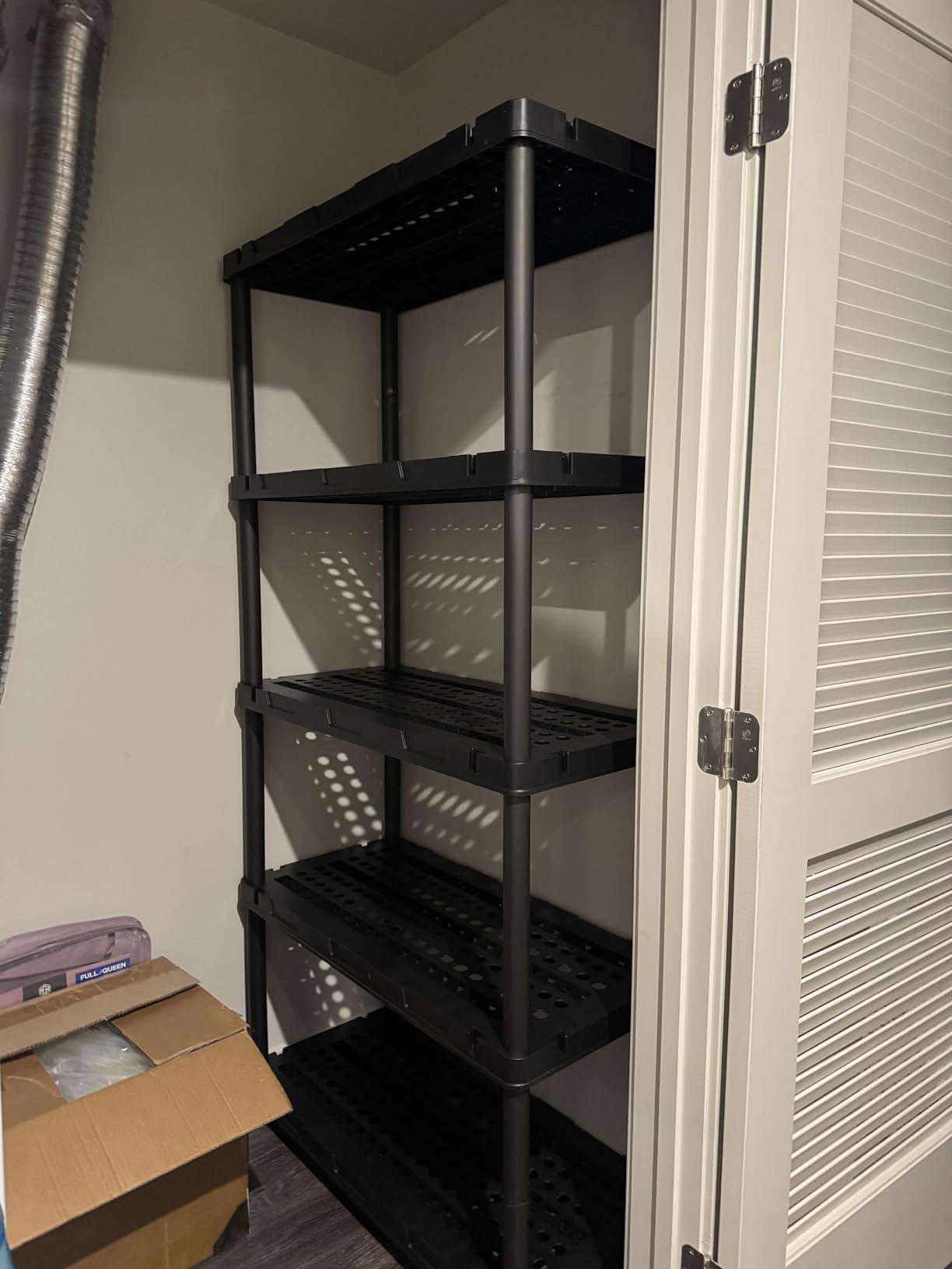 Plastic Storage Shelves, Sturdy Shelving Unit and Storage 264 LBS customer photo 1